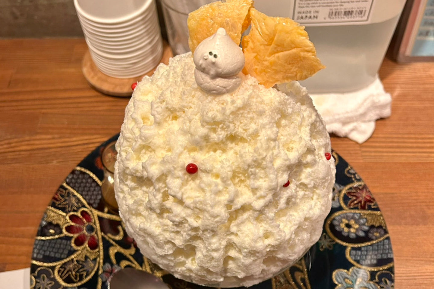 チーズ好きにはたまらない 『クアトロフォルマッジ』(氷おばけ)