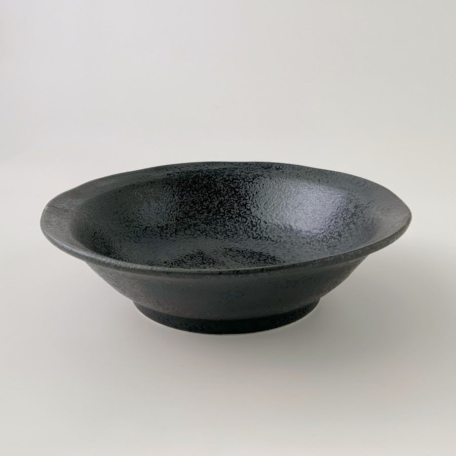黒マット水晶 4.0浅鉢